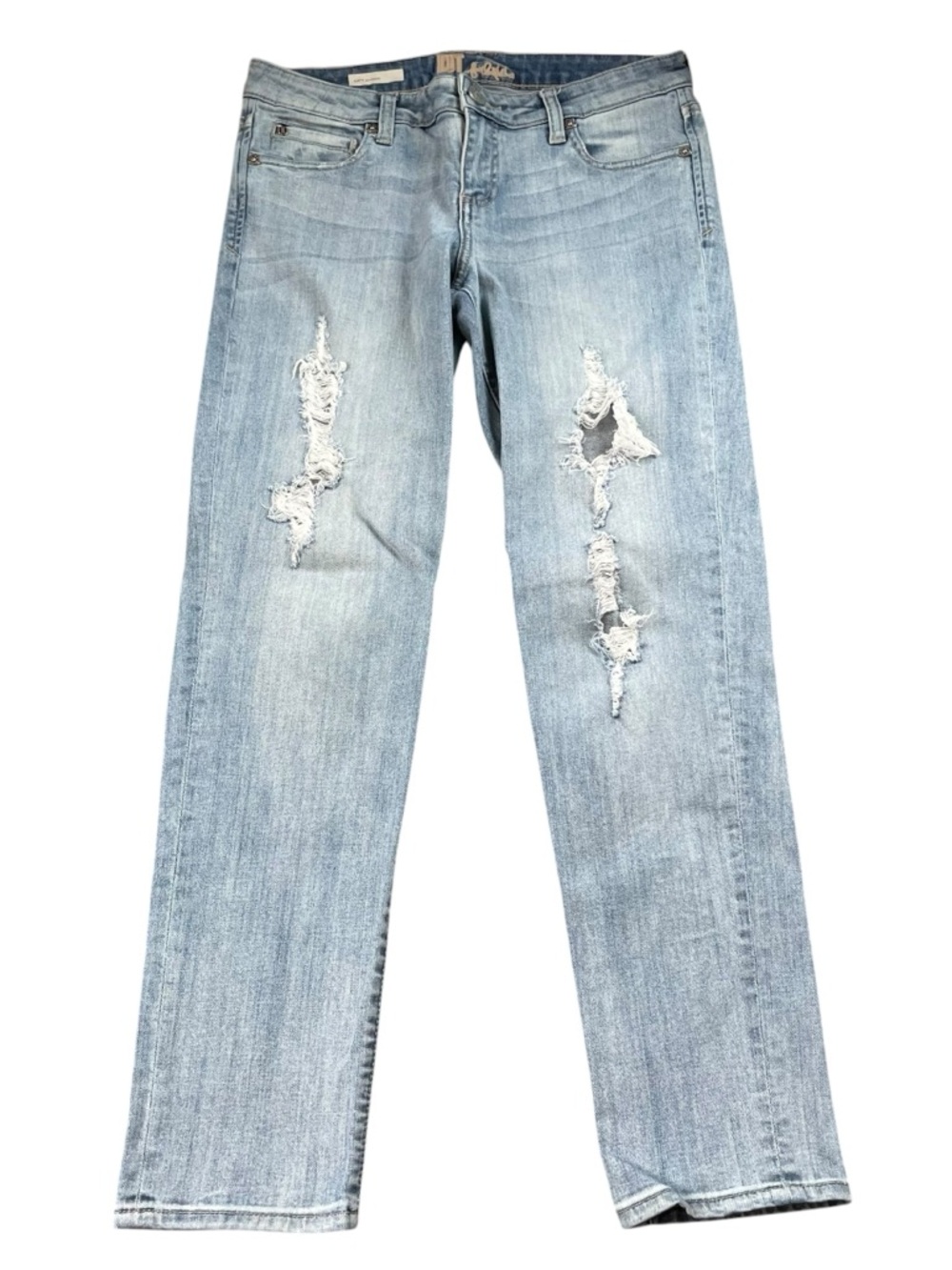 Kut from the Kloth Distressed Katy Boyfriend Jeans.  Size 8